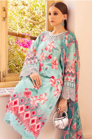 NSG 115 Gardenia Embroidered Printed Lawn Collection Vol 4