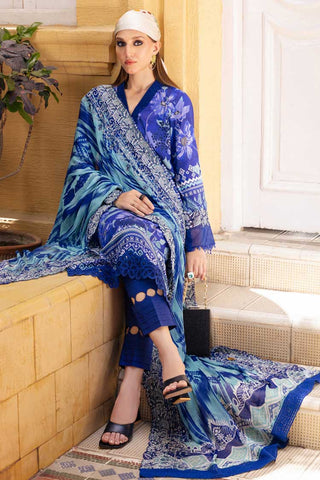 NSG 116 Gardenia Embroidered Printed Lawn Collection Vol 4
