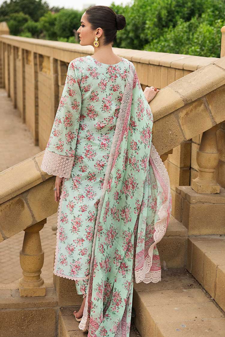 Picture of Zainab Chottani - Aabroo 6A Luxury Lawn Collection - Available at Raja Sahib