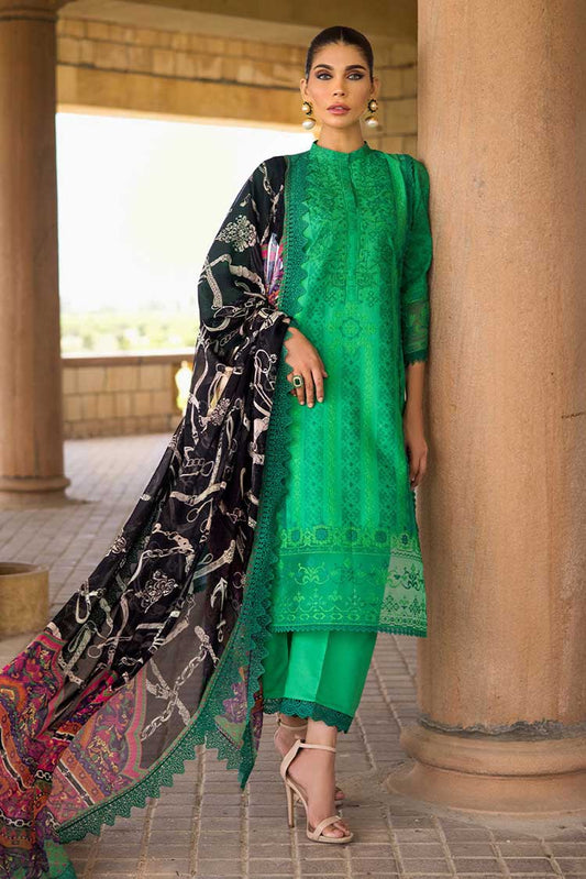 Picture of Zainab Chottani - Mehr-E-Naz 7A Luxury Lawn Collection - Available at Raja Sahib