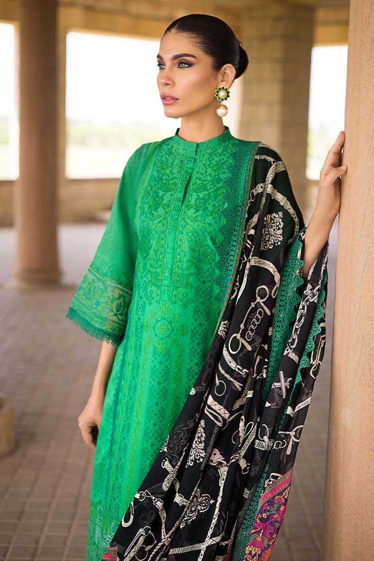 Picture of Zainab Chottani - Mehr-E-Naz 7A Luxury Lawn Collection - Available at Raja Sahib