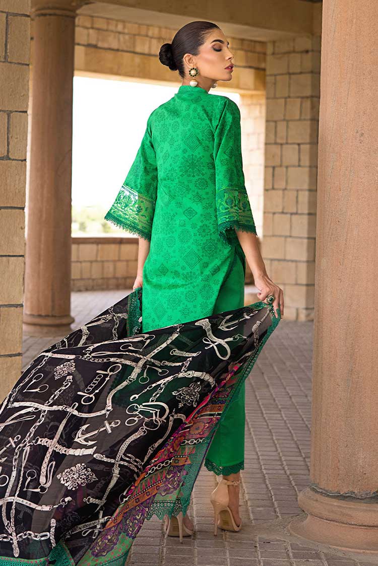 Picture of Zainab Chottani - Mehr-E-Naz 7A Luxury Lawn Collection - Available at Raja Sahib