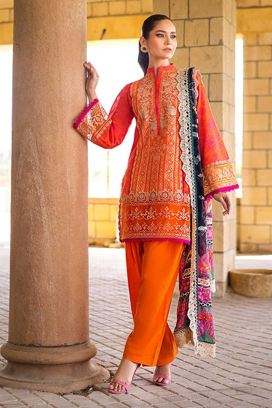 Picture of Zainab Chottani - Mehr-E-Naz 7B Luxury Lawn Collection - Available at Raja Sahib