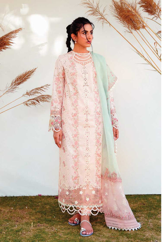 Picture of Qalamkar - RT 11 Lyra Qlinekari Lawn Collection - Available at Raja Sahib