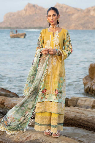 ESC 06A Sandy Shore Signature Embroidered Lawn Collection