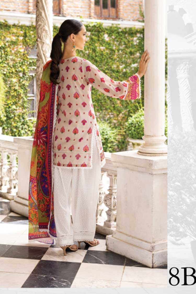 Picture of Zainab Chottani - 8B Whipsy Lush Tahra Embroidered Lawn Collection - Available at Raja Sahib