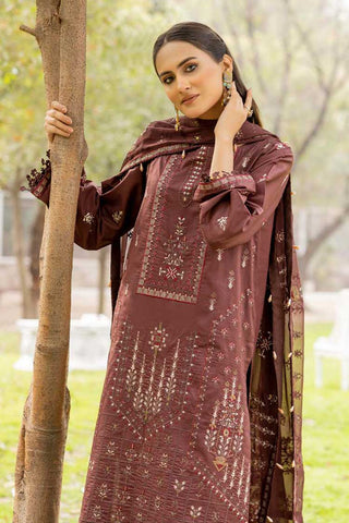 SML 46 Mehrunisa Embroidered Lawn Collection