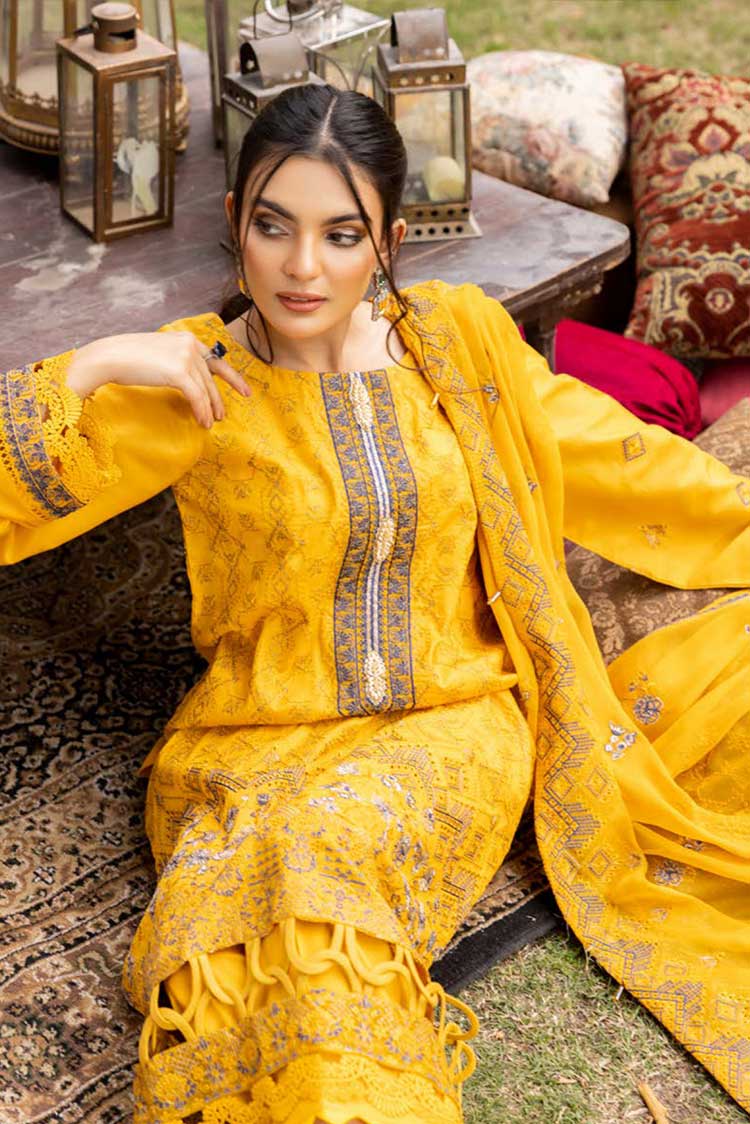 Picture of Shaista - SML 47 Mehrunisa Embroidered Lawn Collection - Available at Raja Sahib