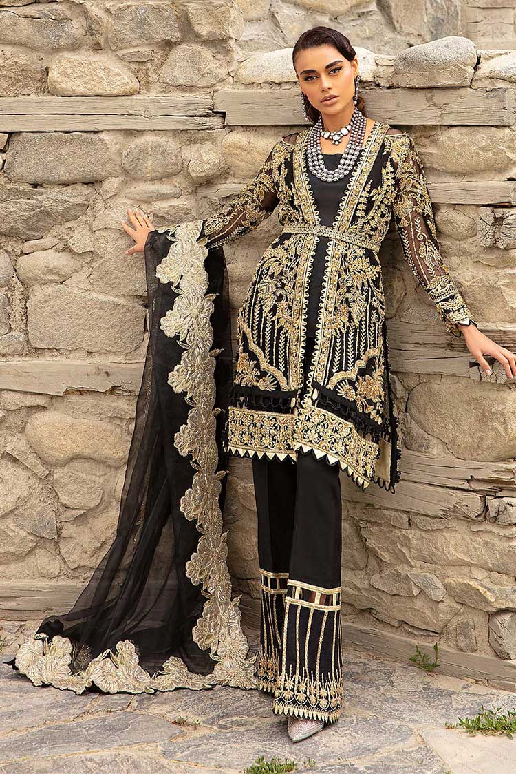 Picture of Maryam Hussain - MLF23 01 Husn Marwa 4 Piece Festive Collection - Available at Raja Sahib