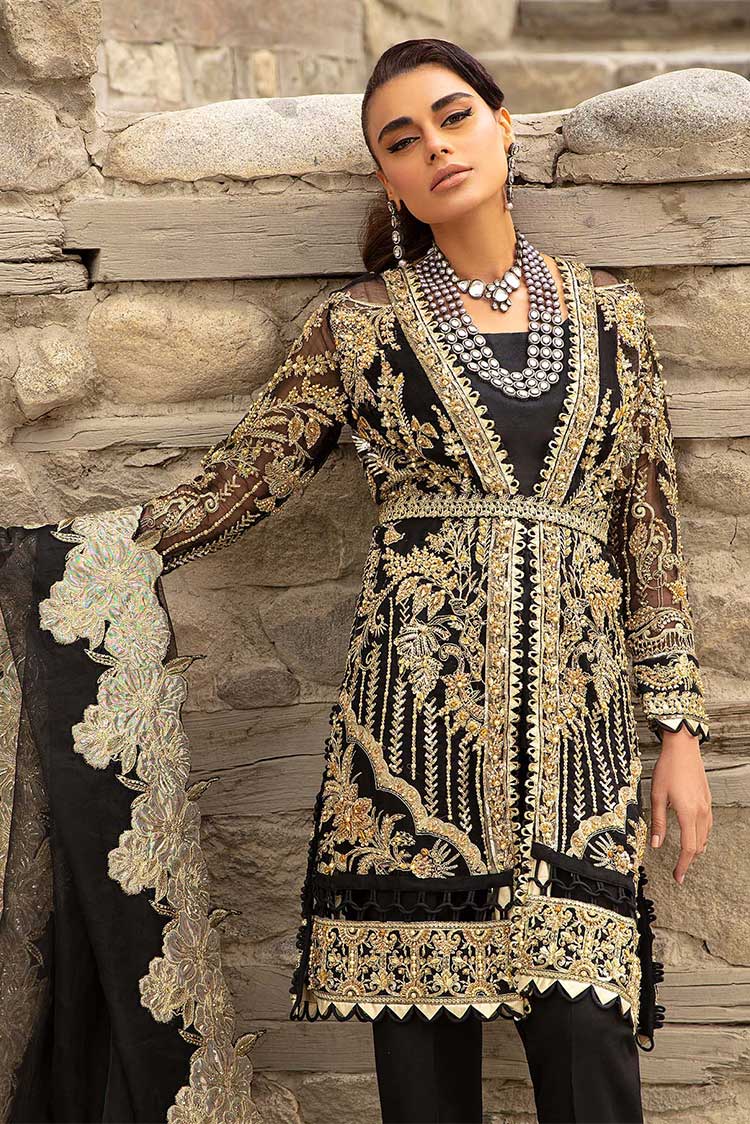 Picture of Maryam Hussain - MLF23 01 Husn Marwa 4 Piece Festive Collection - Available at Raja Sahib