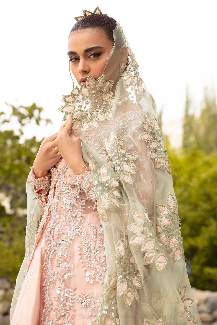 Picture of Maryam Hussain - MLF23 03 Shahnoor Marwa 4 Piece Festive Collection - Available at Raja Sahib