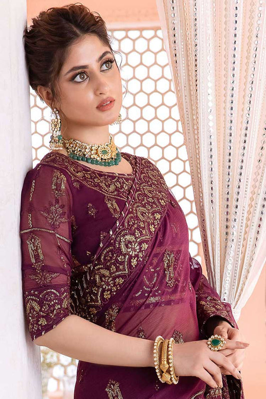 Picture of Asim Jofa - AjCC 05 Chandni Luxury Chiffon Collection - Available at Raja Sahib