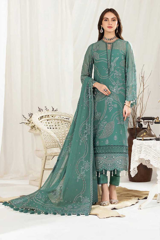 Picture of Alizeh - 02 Meshki Dhaagay Festive Embroidered Chiffon Collection Vol 3 - Available at Raja Sahib