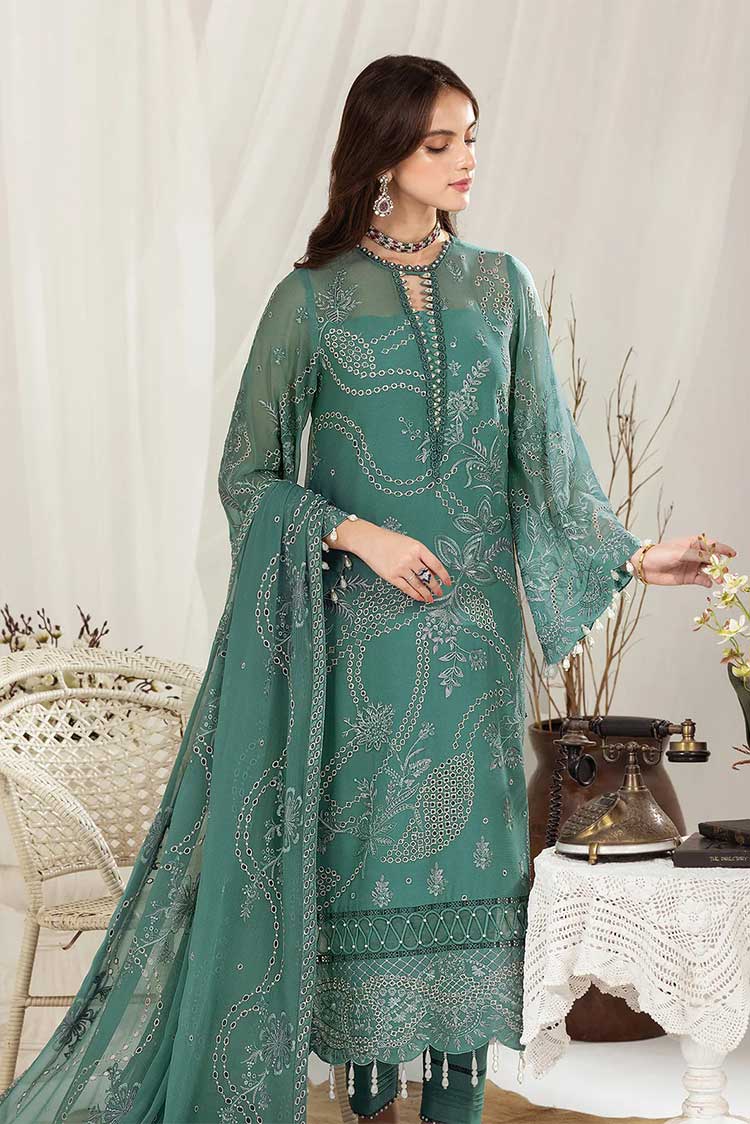 Picture of Alizeh - 02 Meshki Dhaagay Festive Embroidered Chiffon Collection Vol 3 - Available at Raja Sahib