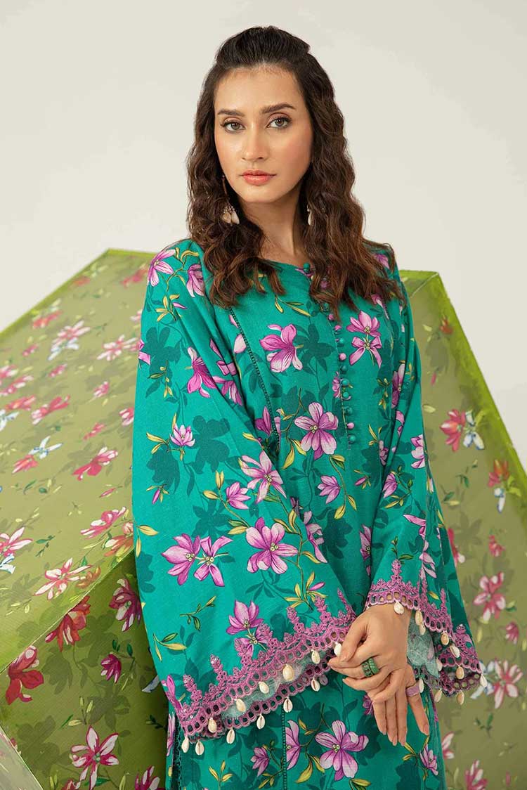 Picture of Maria B - MB-US23-207-A (2 PC) M Basics Khaddar Winter Edition - Available at Raja Sahib