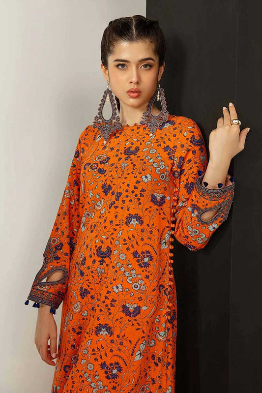 Picture of Maria B - MB-US23-209-B (3 PC) M Basics Khaddar Winter Edition - Available at Raja Sahib