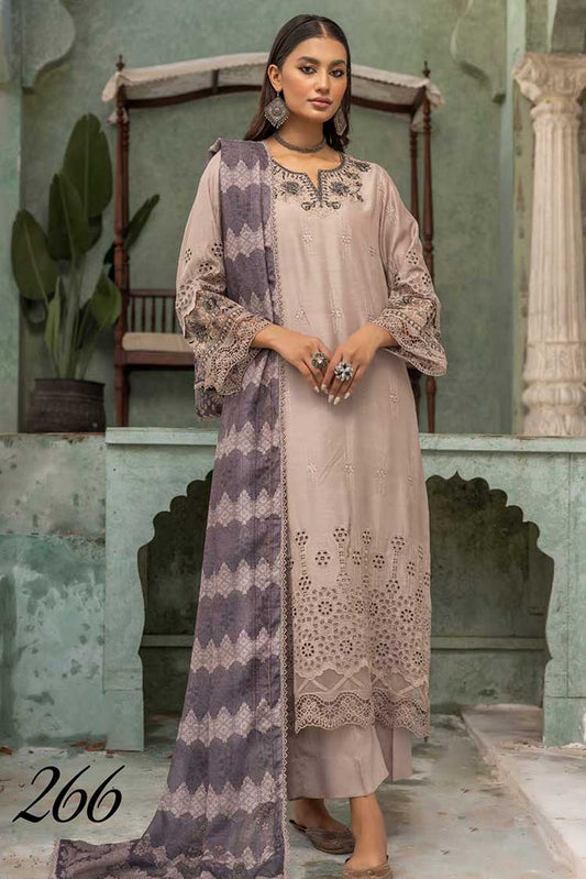 Picture of Shaista - Design 266 Luxury Embroidered Viscose Collection - Available at Raja Sahib