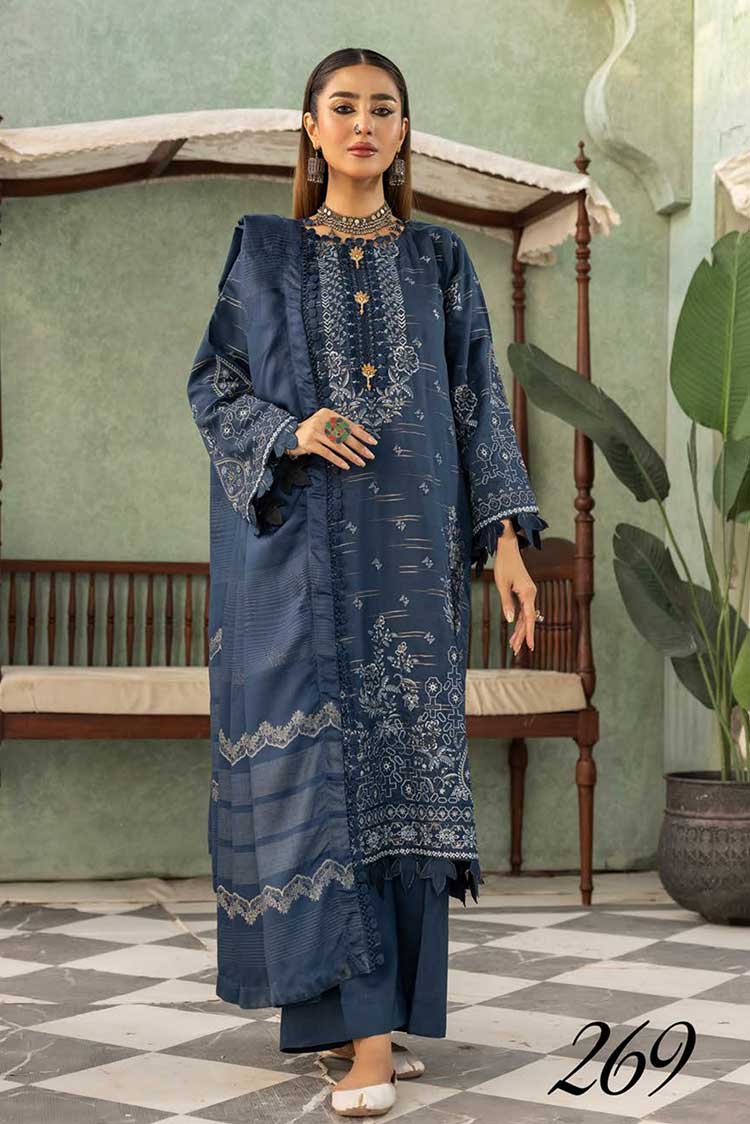 Picture of Shaista - Design 269 Luxury Embroidered Viscose Collection - Available at Raja Sahib