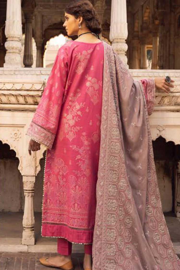 Picture of Shaista - Design 589 Gold Embroidered Peach Leather Collection - Available at Raja Sahib