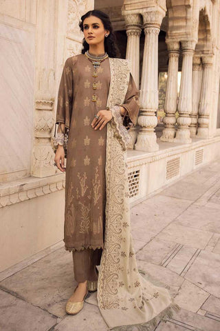Design 601 Gold Embroidered Peach Leather Collection