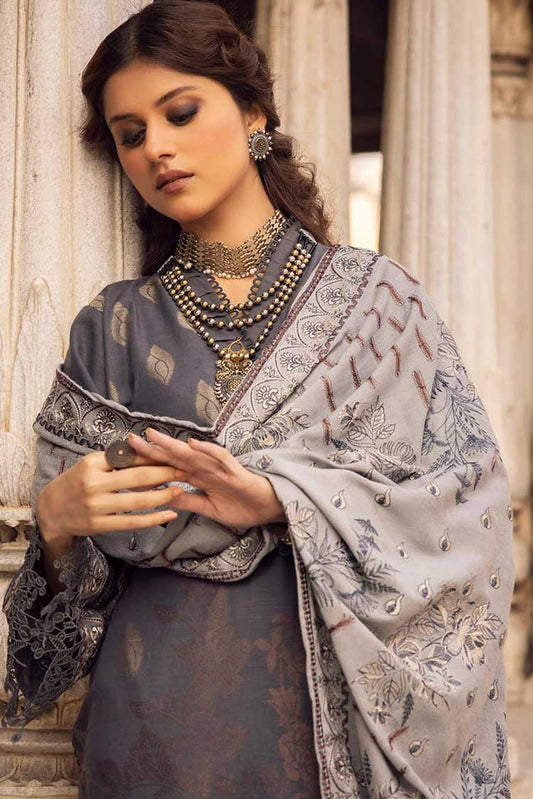 Picture of Shaista - Design 604 Gold Embroidered Peach Leather Collection - Available at Raja Sahib