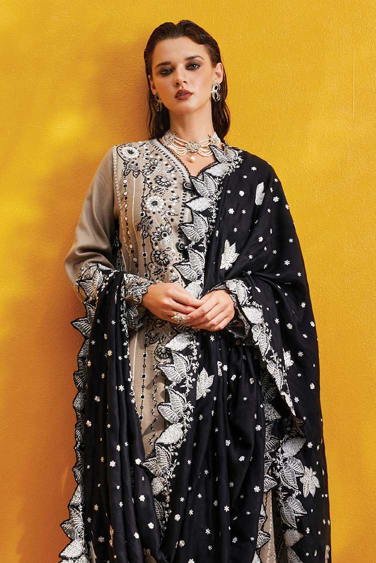 Picture of Mushq - MNW 10 Salma Moroccan Dream Sateen Shawl Collection - Available at Raja Sahib