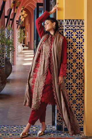 Picture of Mushq - MNW 04 Naima Moroccan Dream Sateen Shawl Collection - Available at Raja Sahib