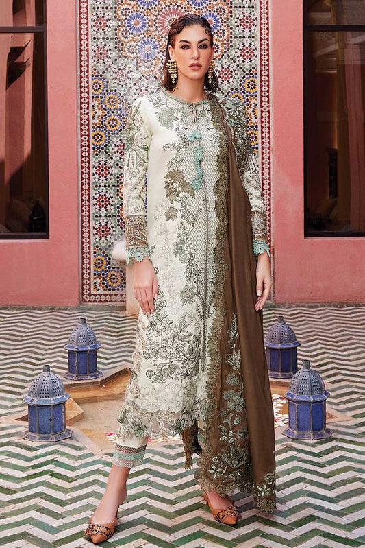 Picture of Mushq - MNW 05 Anisah Moroccan Dream Sateen Shawl Collection - Available at Raja Sahib