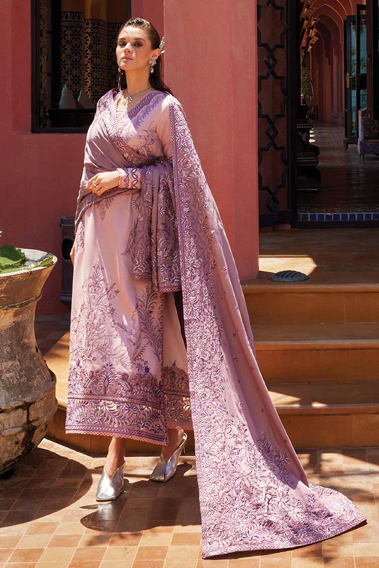 Picture of Mushq - MNW 07 Safaa Moroccan Dream Sateen Shawl Collection - Available at Raja Sahib