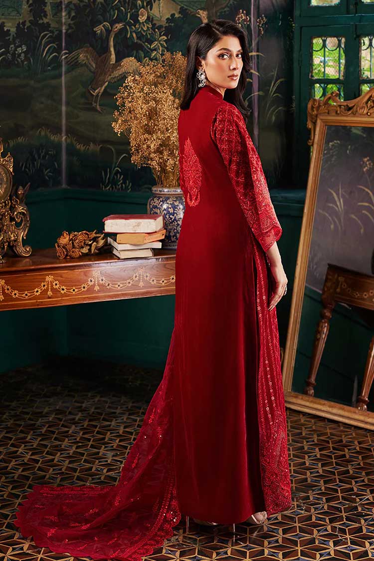 Picture of Zainab Chottani - 05 Surkh Luxury Velvet Collection - Available at Raja Sahib