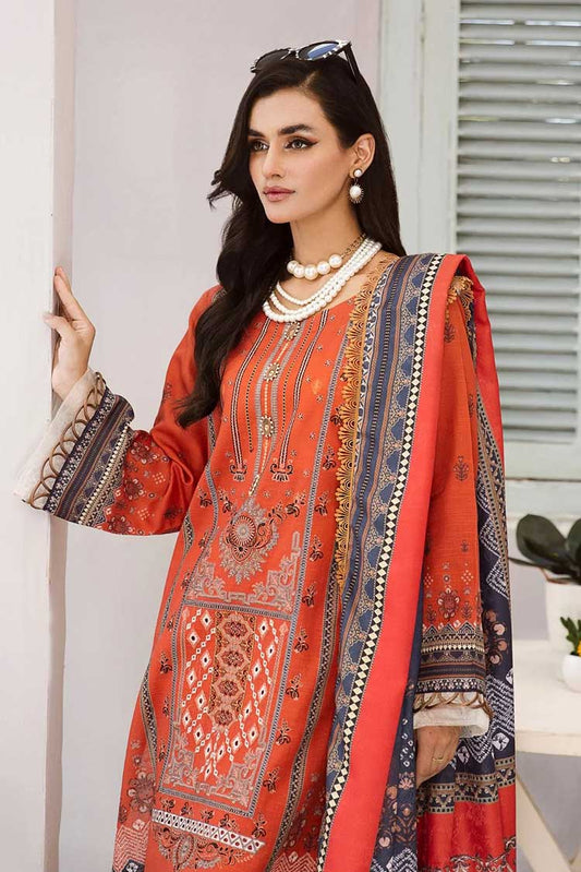 Picture of Lala - LW 0151 Vivia Dahlia Winter Collection - Available at Raja Sahib