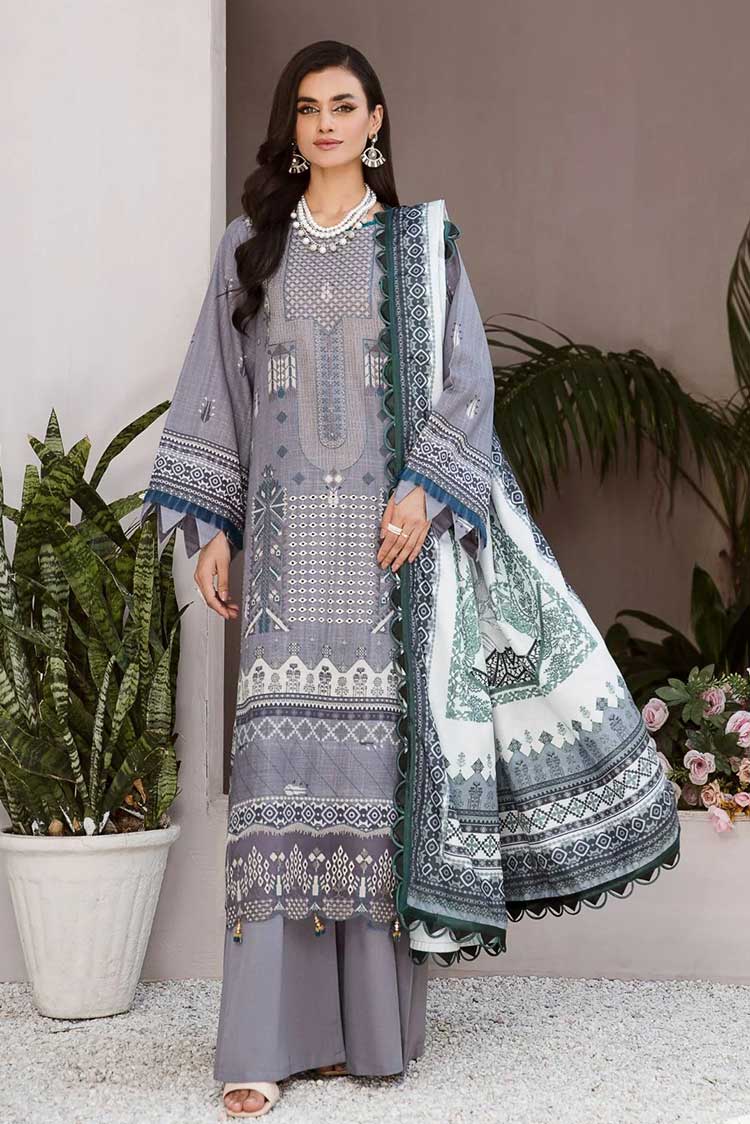 Picture of Lala - LW 0154 Solace Dahlia Winter Collection - Available at Raja Sahib