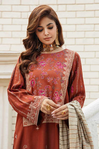 MSK3 05 Masakali Embroidered Peach Leather Collection Vol 1