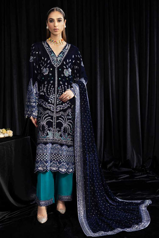 Picture of Nureh - NS 105 Maya Exclusive Embroidered & Embellished Velvet Collection - Available at Raja Sahib