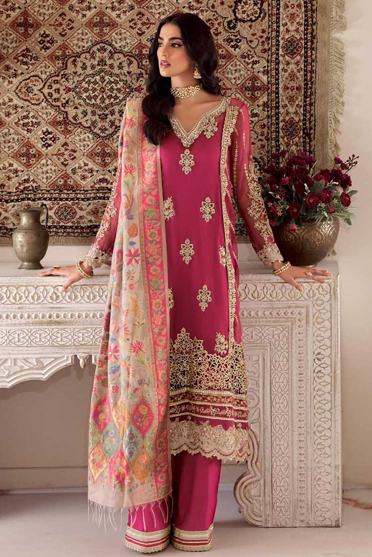 Picture of Noor by Saadia Asad - Design 03 Noor Kaani Handmade Wedding Collection - Available at Raja Sahib