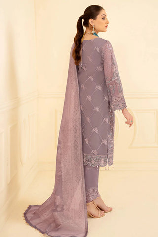 M 709 Minhal Embroidered Chiffon Collection Vol 7