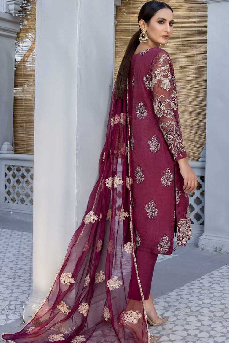 Picture of Aayra - D 03 Chiffon Embellished Collection - Available at Raja Sahib