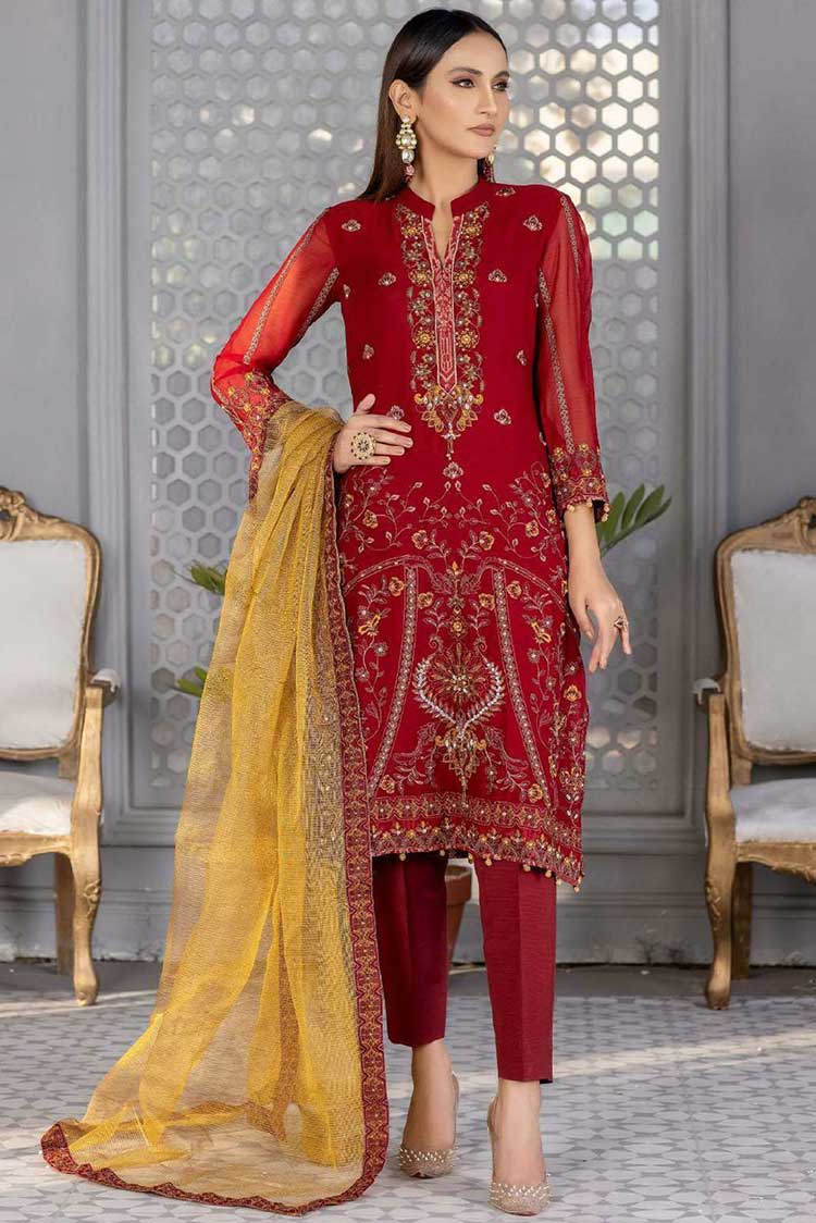 Picture of Aayra - D 04 Chiffon Embellished Collection - Available at Raja Sahib