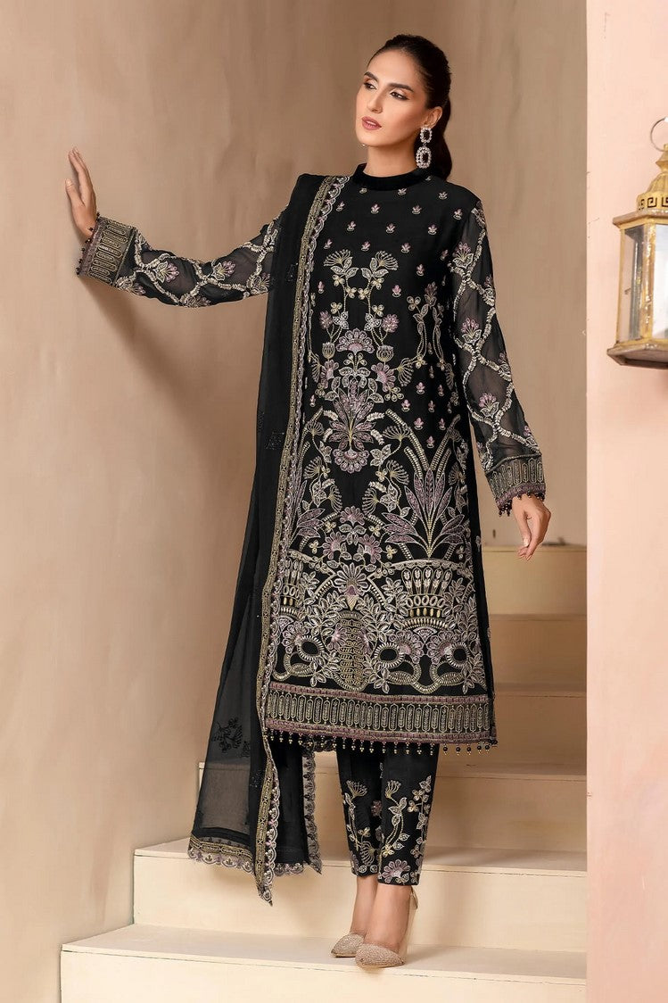 Picture of Flossie - E 102 Sea Borne Elnaz Chiffon Collection Vol 1 - Available at Raja Sahib