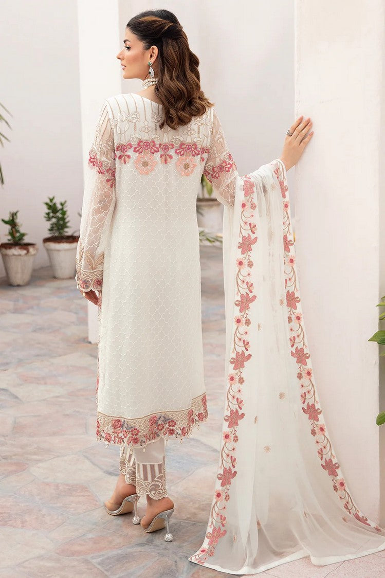 Picture of Ramsha - A 705 Chevron Chiffon Collection Vol 7 - Available at Raja Sahib