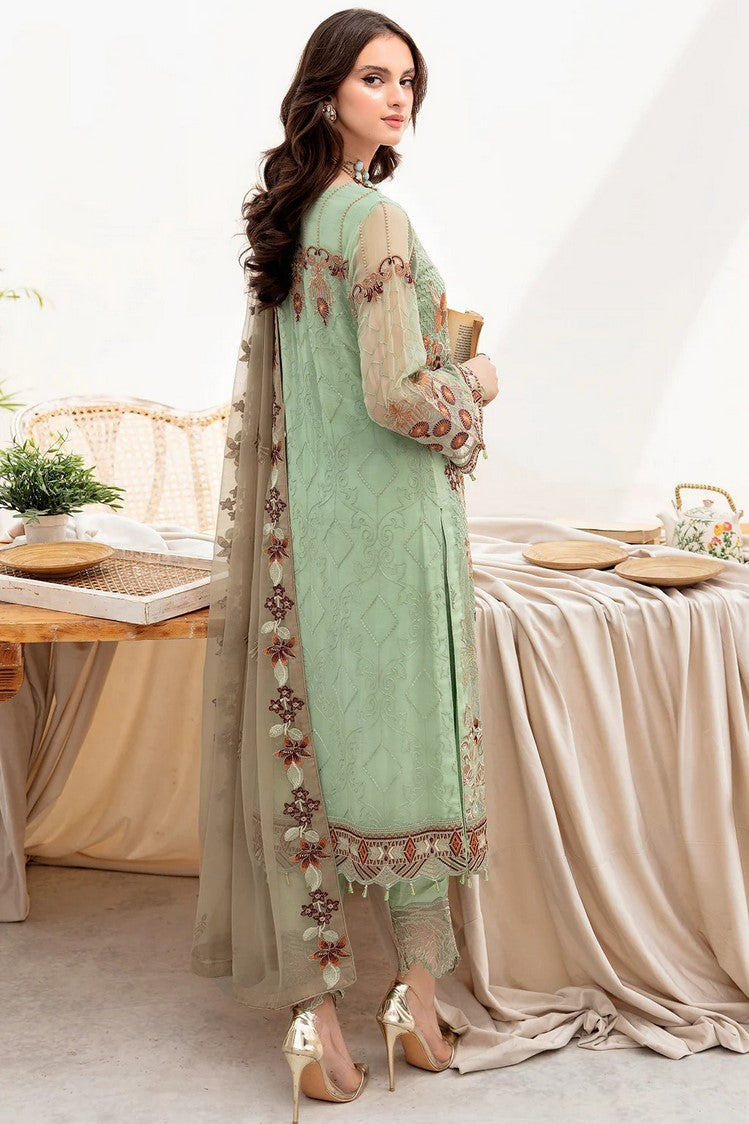 Picture of Ramsha - A 710 Chevron Chiffon Collection Vol 7 - Available at Raja Sahib