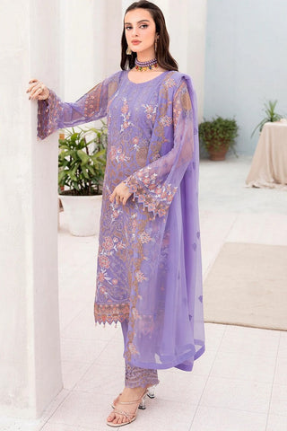 Picture of Ramsha - A 711 Chevron Chiffon Collection Vol 7 - Available at Raja Sahib