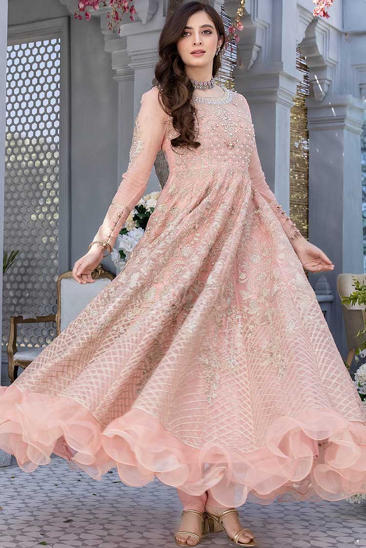 Picture of Meem - D 04 Spirituality Amor Organza Handwork Collection - Available at Raja Sahib