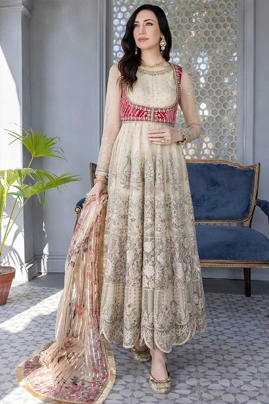 Picture of Meem - D 08 Nature Amor Organza Handwork Collection - Available at Raja Sahib