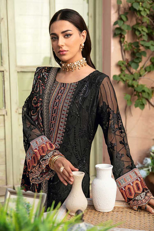 Picture of Ramsha - T 102 Dastan Embroidered Chiffon Collection Vol 1 - Available at Raja Sahib