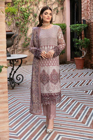 T 104 Dastan Embroidered Chiffon Collection Vol 1