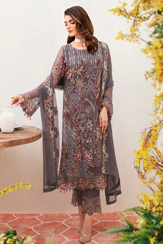 Picture of Ramsha - F 2409 Chiffon Collection Vol 24 - Available at Raja Sahib