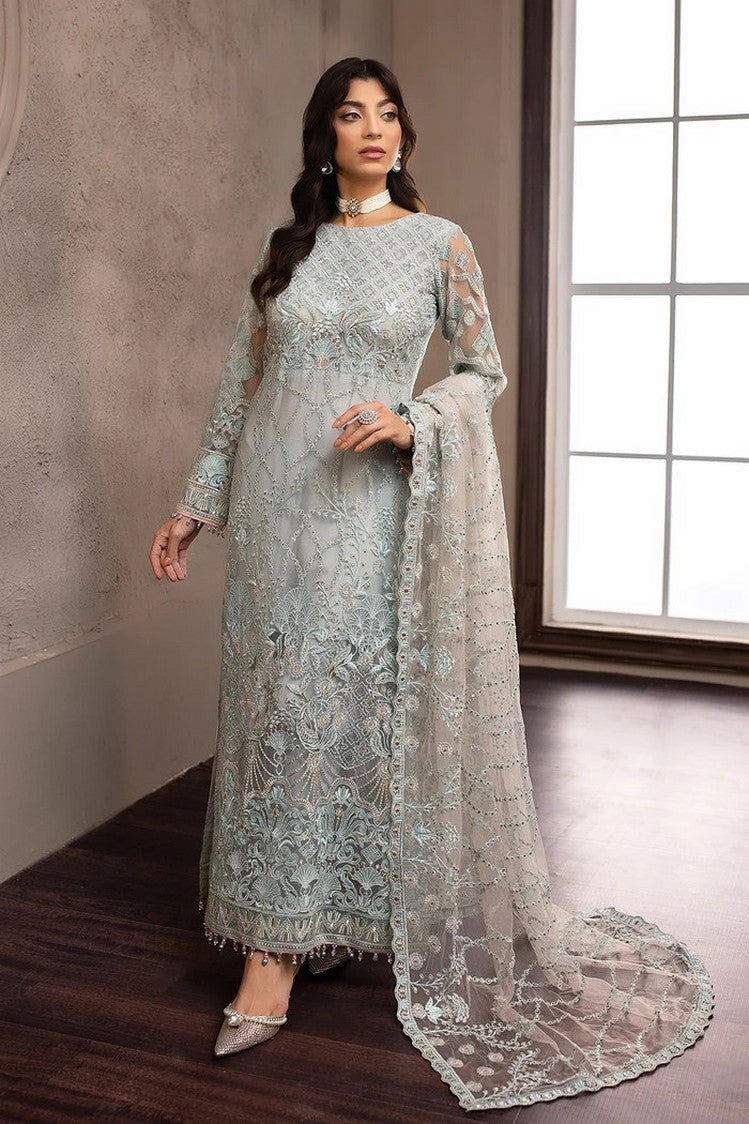 Picture of Flossie - AV 103 Crystalline Avalanche Luxury Chiffon Collection - Available at Raja Sahib