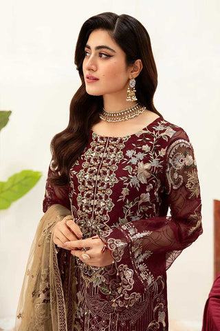 M 1003 Minhal Embroidered Collection Vol 10