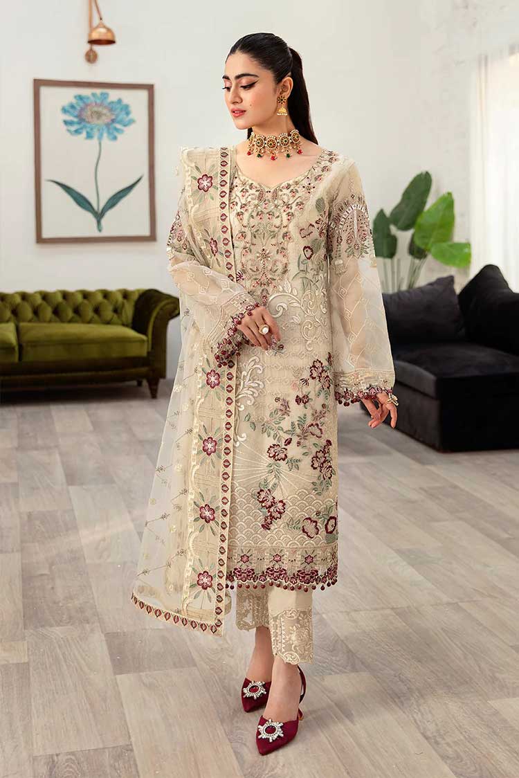 Picture of Ramsha - M 1004 Minhal Embroidered Collection Vol 10 - Available at Raja Sahib